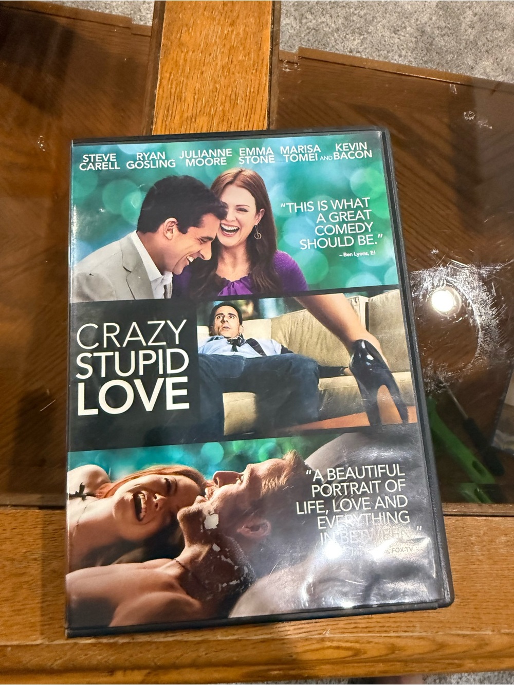 Crazy Stupid Love DVD Steve Carell Ryan Gosling Emma Stone Comedy Romance Movie